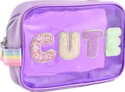 Meikkipussi cute violetti 24cm