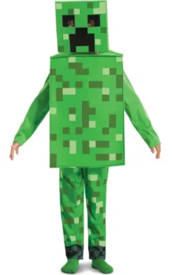 Minecraft creeper fancy dress 4-6v