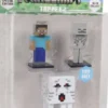 Minecraft 3d 3 hahmoa blisterissä