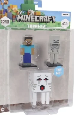 Minecraft 3d 3 hahmoa blisterissä