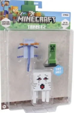 Minecraft 3d 3 hahmoa blisterissä