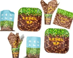 Minecraft lautasliinat 16 kpl