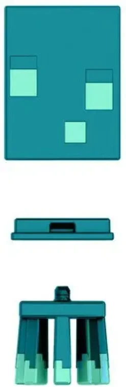 Minecraft mob heads mini glow squid