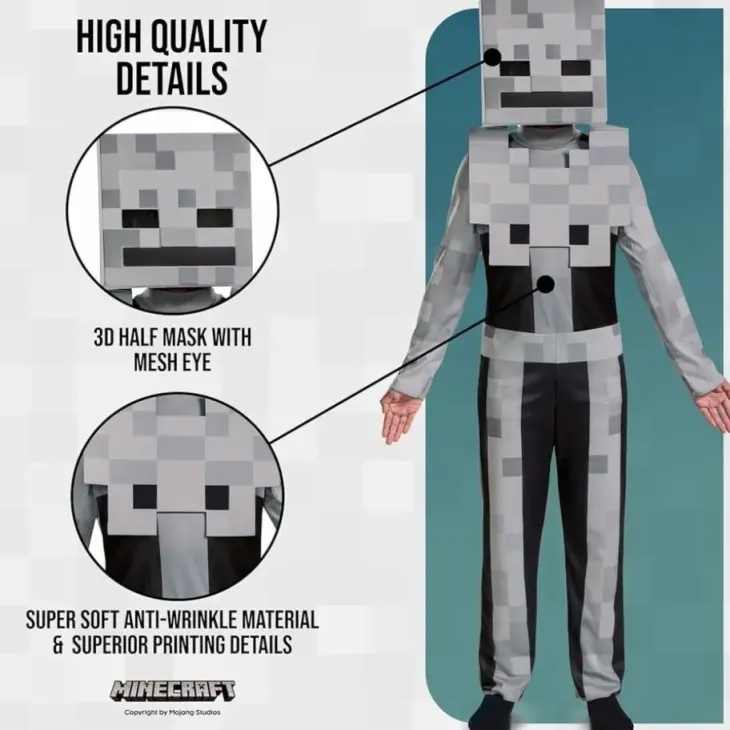 Minecraft skeleton classic m 7-8v
