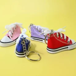 Mini canvas shoe tennari -avaimenperä