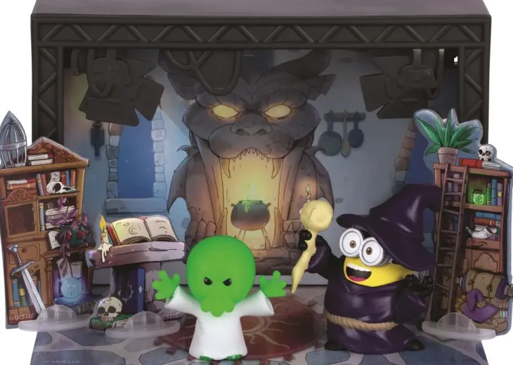 Minions monsters mummy temple stage set