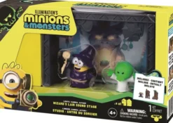 Minions monsters wizards lair stage set
