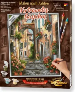 Mnz numeromaalaus dreamy alleyway