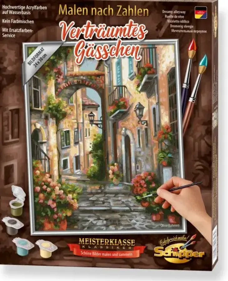 Mnz numeromaalaus dreamy alleyway