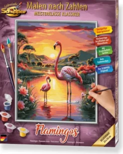 Mnz numeromaalaus flamingos
