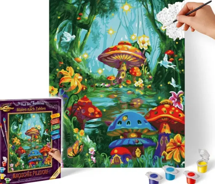 Mnz numeromaalaus magic mushroom village