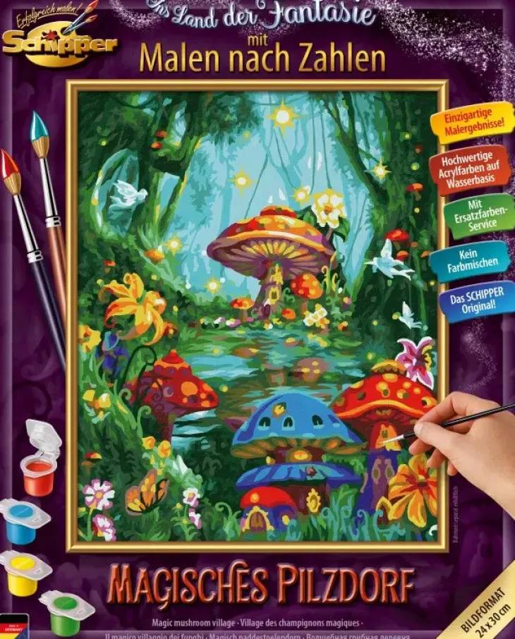 Mnz numeromaalaus magic mushroom village