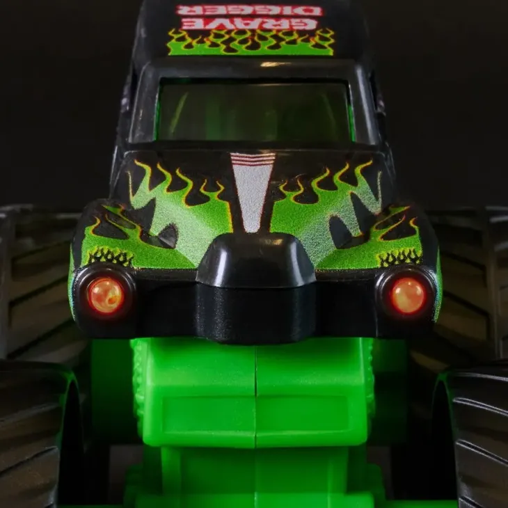 Monster jam 1:43 glowing light 2 pack