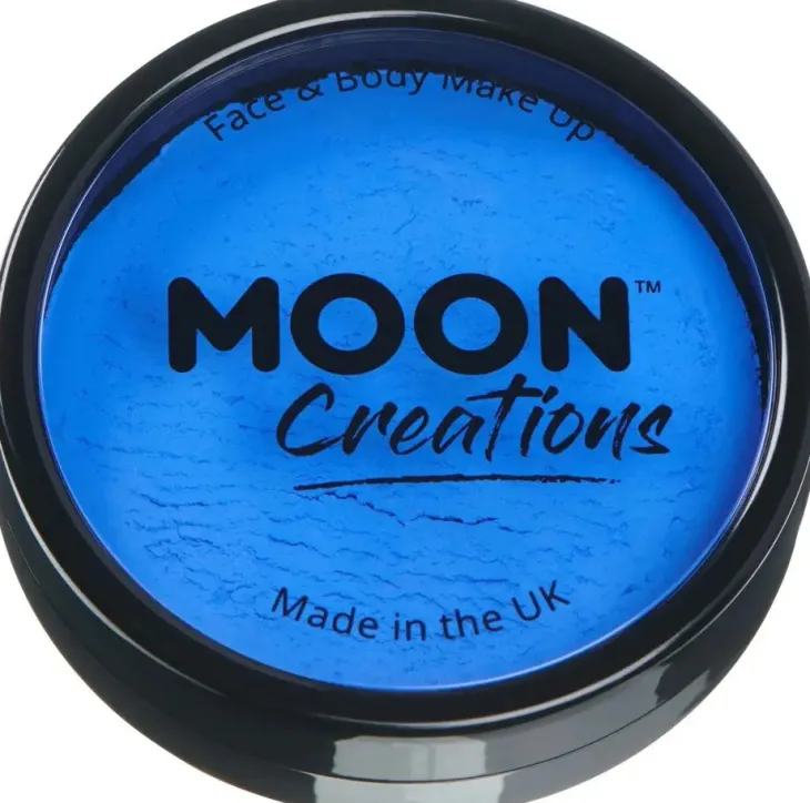 Moon face&body make up royal blue