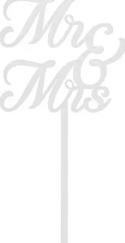Mr&mrs kakun koriste valkoinen