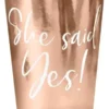 Mukit she said yes ruusukulta 6kpl