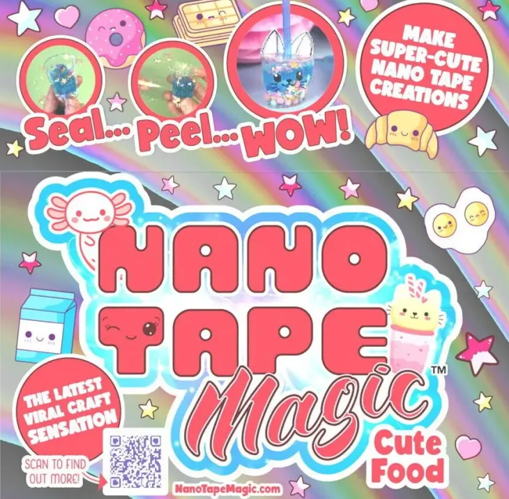 Nano tape magic mini cute food