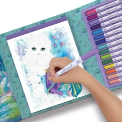 Nebulous stars color-by-number book set