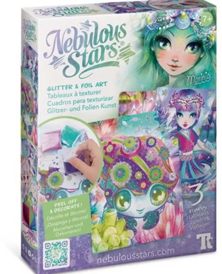 Nebuluos stars glitter & foil art