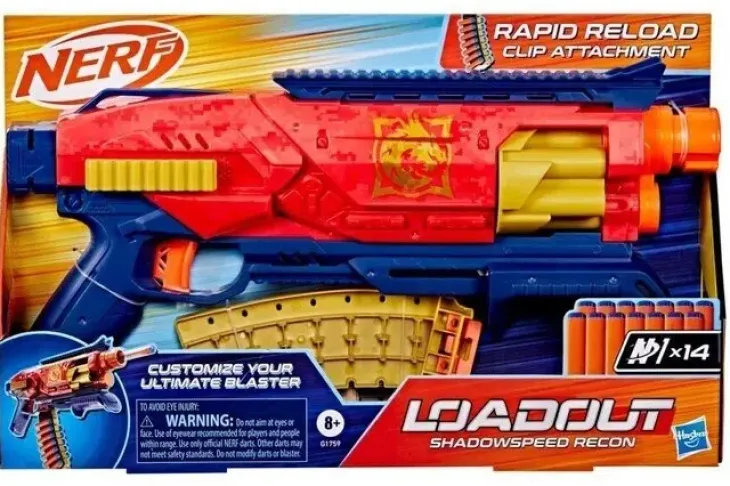 Nerf loadout blaster shadowspeed reco