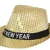Newyear paljettihattu led valot kulta