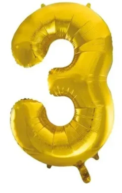 Numerofoliopallo 3 kulta 86 cm