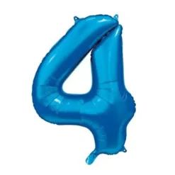 Numerofoliopallo 4 sininen 86 cm