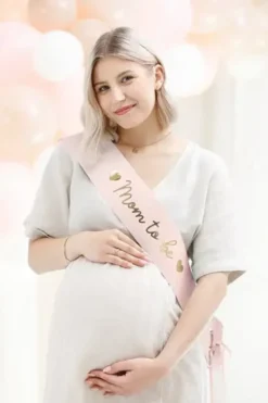 Olkanauha mom to be pinkki