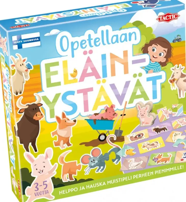 Opetellaan eläinystävät