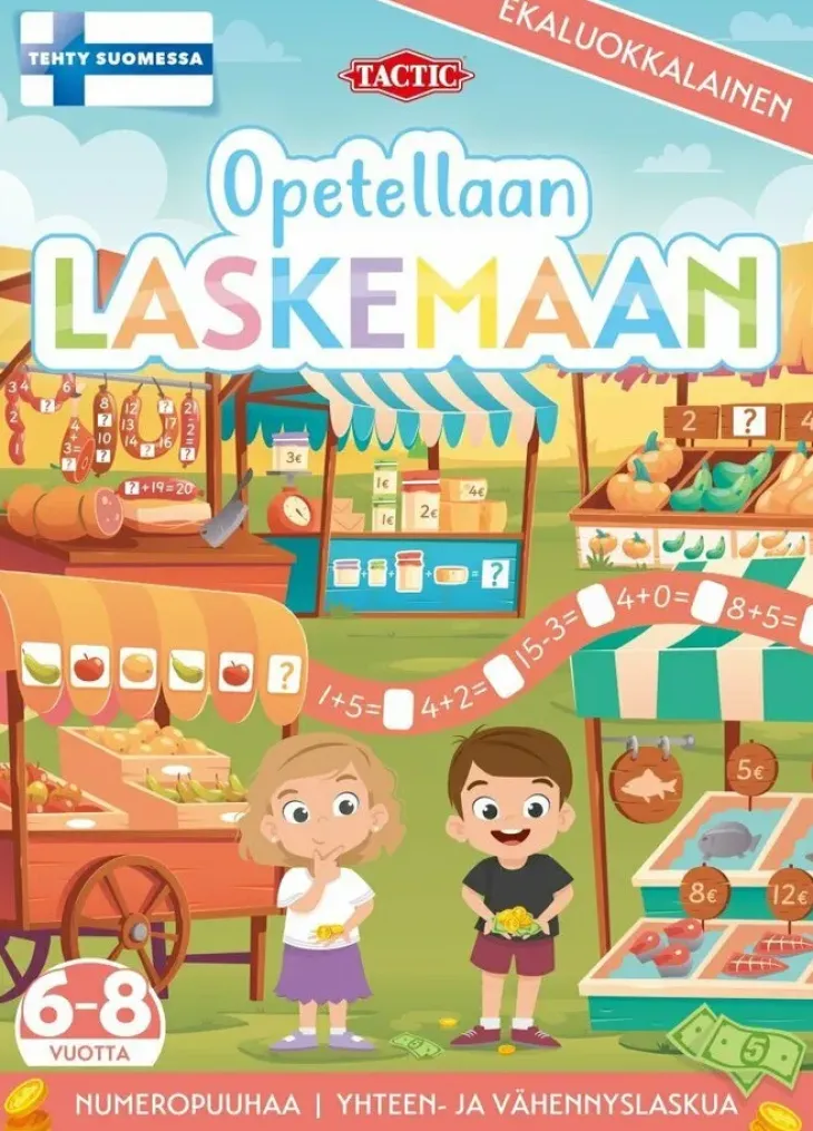 Opetellaan laskemaan puuhakirja