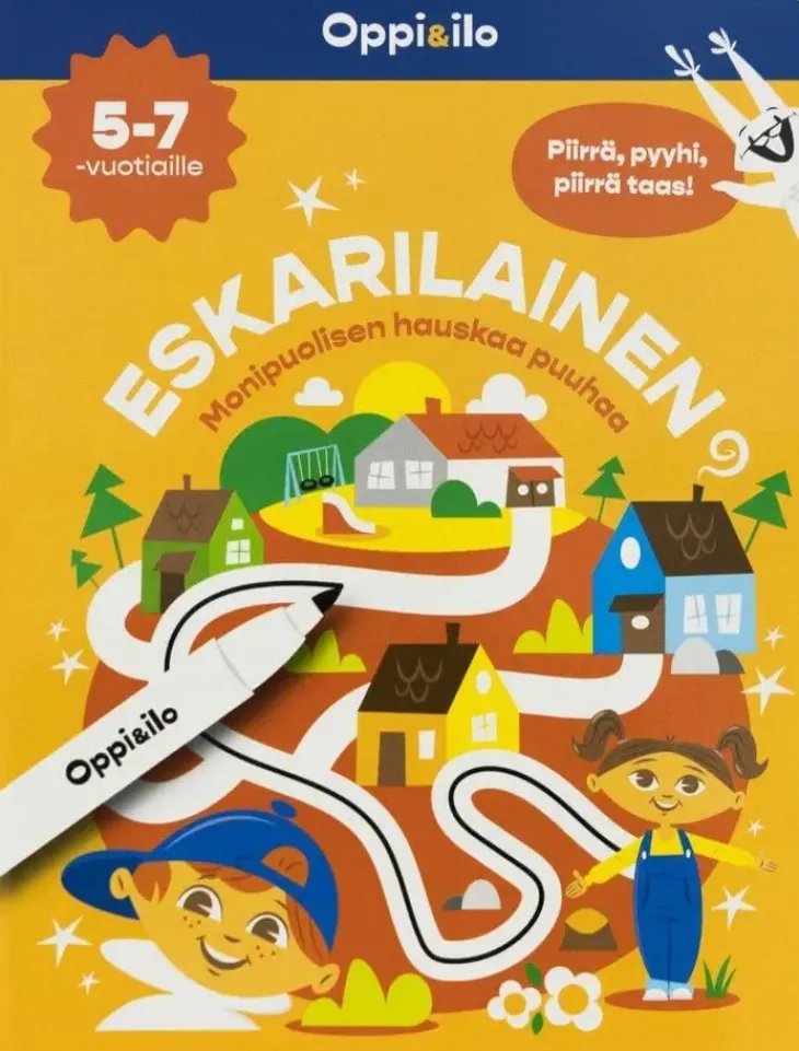 Oppi ja ilo eskarilainen puuhakortit