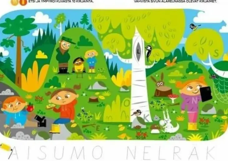 Oppi ja ilo eskari puuha- ja tarrakirja