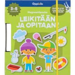 Oppi ja ilo magneettipuuha leikitään