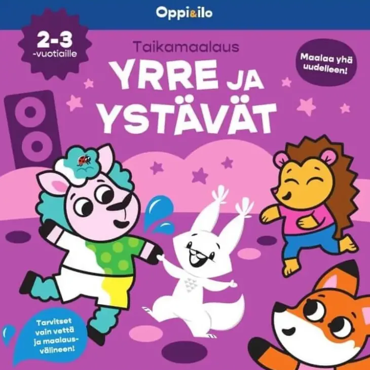 Oppi ja ilo taikamaalaus yrre ja ystävät