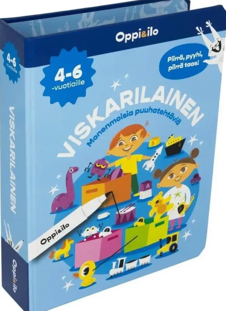 Oppi ja ilo viskarilainen puuhakortit
