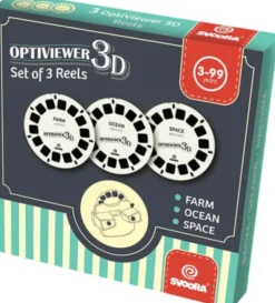 Optiviewer 3d 3 kiekkoa