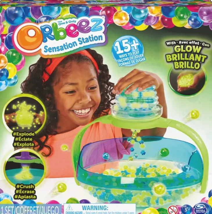 Orbeez challenge glow in the dark