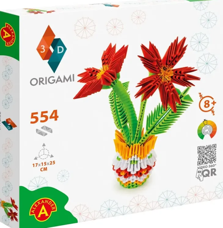 Origami kukkaruukku