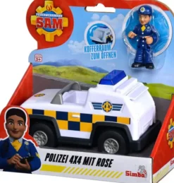 Palomies sami 4x4 poliisiauto ja rose
