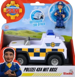Palomies sami 4x4 poliisiauto ja rose