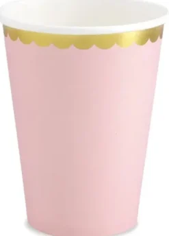 Paperimukit pinkki/kulta 6kpl