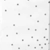 Party bag 8 kpl valko-hopea