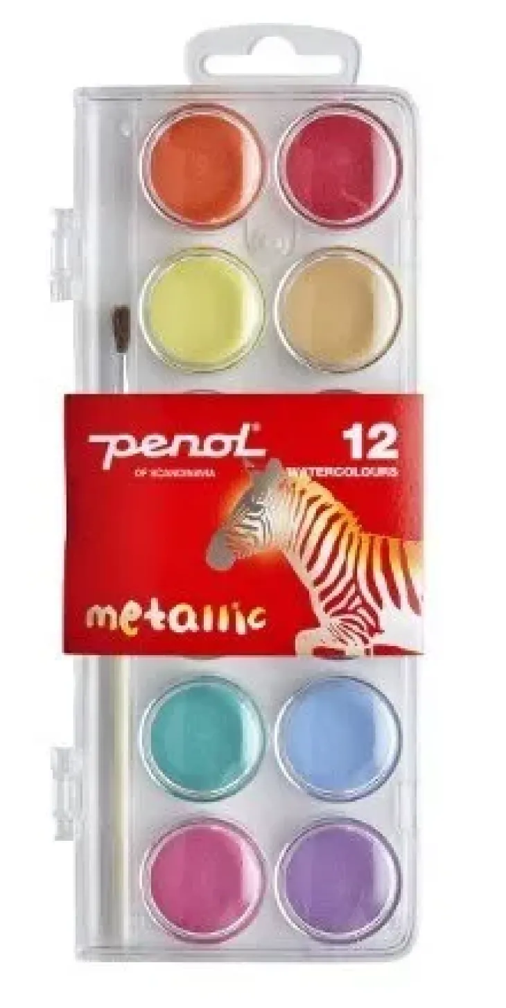 Penol vesivärit metallic 12
