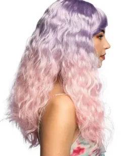 Peruukki pinkki/violetti