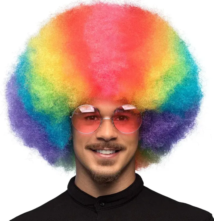 Peruukki sateenkaari afro