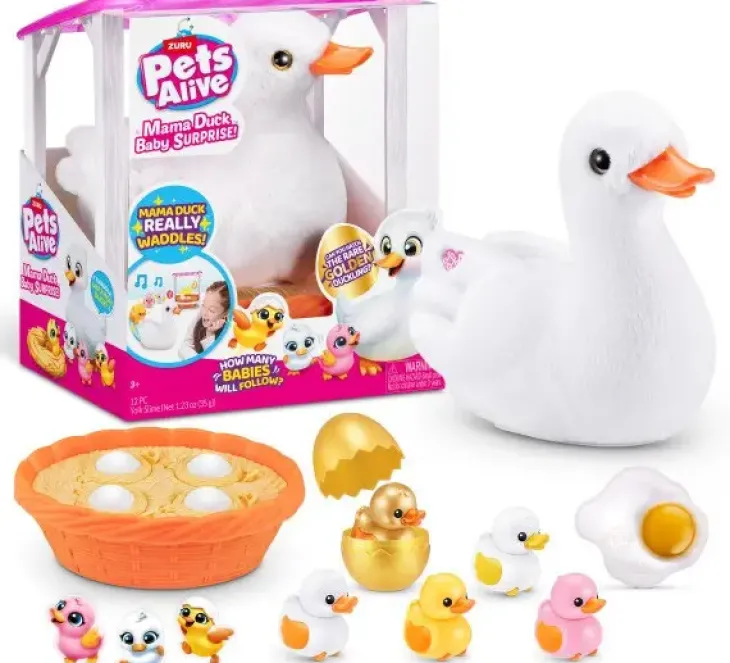 Pets alive mama duck surprise