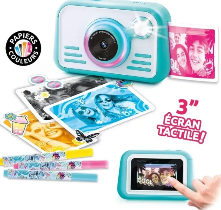 Photo creator instant camera with color