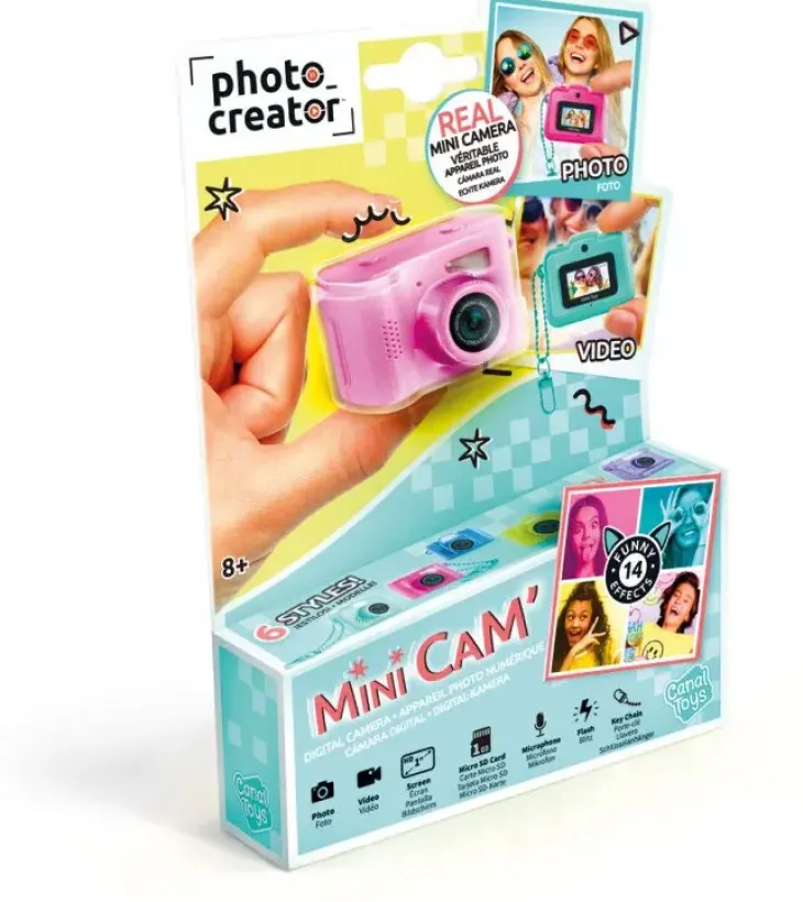 Photo creator mini digital camera pink