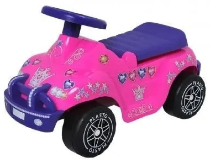 Plasto offroad potkuauto prinsessa