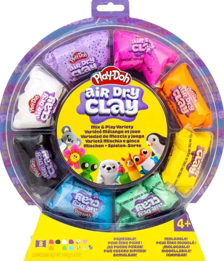 Play-doh air dry clay wheel
